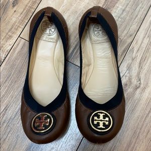 Tory Burch leather ballet flats